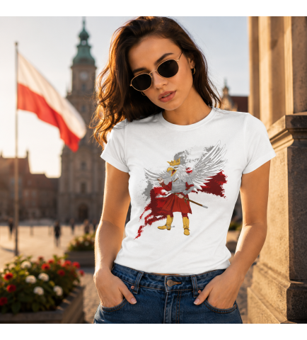 KOSZULKA DAMSKA PATRIOTYCZNI ORZEŁ PL
